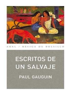 cover image of Escritos de un salvaje